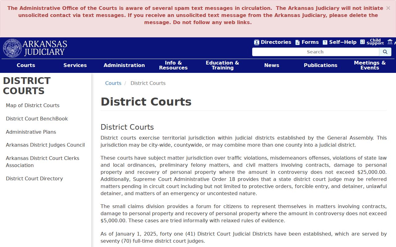 Howard County District Court docket overview